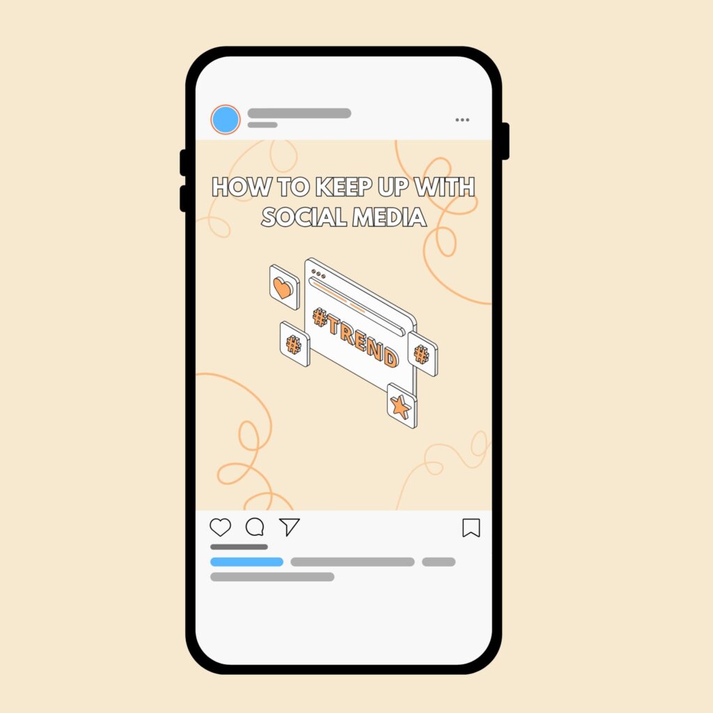 Graphic - Social media post on a phone