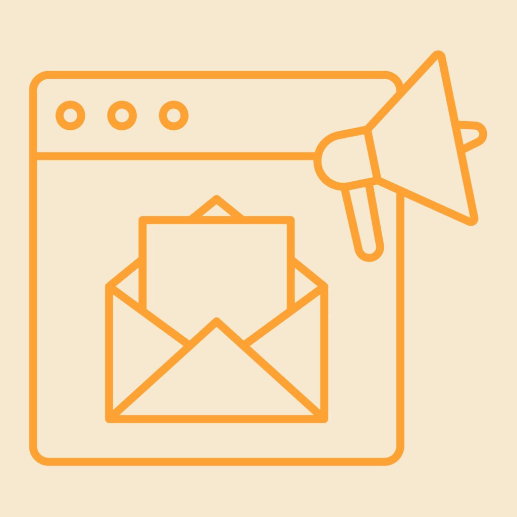Graphic - Newsletter in an inbox